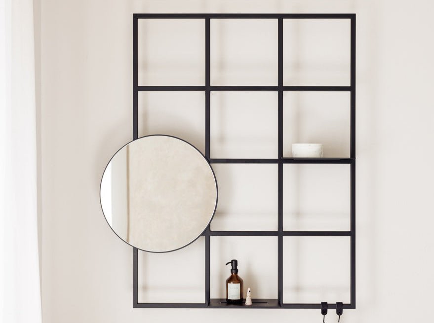 Étagère murale Rivo – Étagère métallique flexible avec système à emboîtement