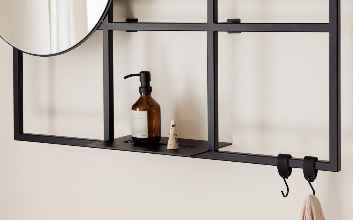 Étagère murale Rivo – Étagère métallique flexible avec système à emboîtement