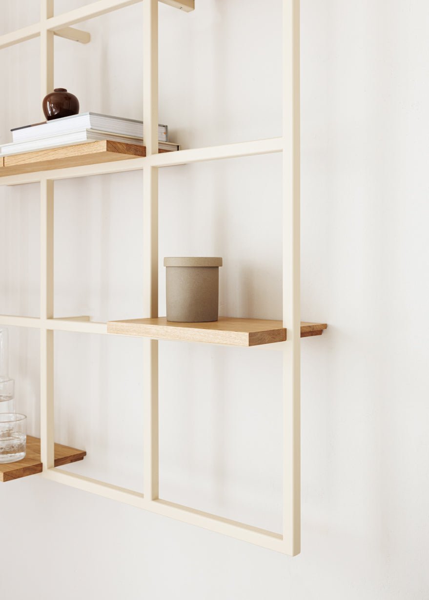 Étagère murale Rivo – Étagère métallique flexible avec système à emboîtement