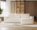 Designer corner sofa Celina velvet with sleeping function and storage space