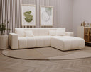Designer corner sofa Loft in velvet