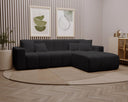 Designer corner sofa Loft in velvet