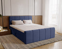 Boxspringbett Celeste Samt mat Stauraum