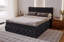Lit boxspring Eden en Velours avec espace de rangement