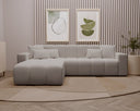 Designer corner sofa Loft in velvet
