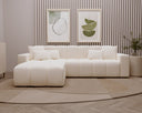 Designer corner sofa Loft in velvet