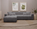 Designer corner sofa Loft in velvet
