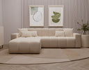 Designer corner sofa Loft in velvet