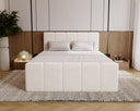 Boxspringbett Celeste Samt mat Stauraum