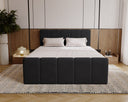 Boxspringbett Celeste Samt mat Stauraum