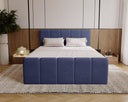 Boxspringbett Celeste Samt mat Stauraum