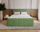 Boxspringbett Celeste Samt mat Stauraum