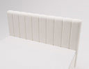 Lit boxspring Lumière en Velours avec espace de rangement