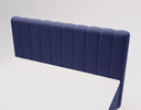 Lit boxspring Lumière en Velours avec espace de rangement