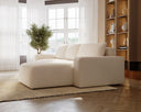 Designer corner sofa Celina velvet with sleeping function and storage space