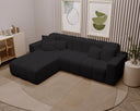 Designer corner sofa Loft in velvet