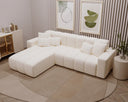 Designer corner sofa Loft in velvet