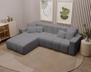 Designer corner sofa Loft in velvet
