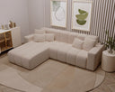 Designer corner sofa Loft in velvet