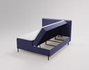 Lit boxspring Lumière en Velours avec espace de rangement