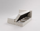 Lit boxspring Eden en Velours avec espace de rangement