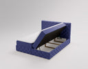 Lit boxspring Eden en Velours avec espace de rangement