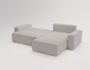 Designer corner sofa Celina velvet with sleeping function and storage space