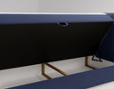 Boxspringbett Celeste Samt mat Stauraum