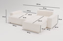 Designer corner sofa Celina velvet with sleeping function and storage space