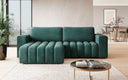 Canapé d’angle design Tirina avec fonction couchage