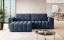 Canapé d’angle design Tirina avec fonction couchage