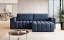Canapé d’angle design Tirina avec fonction couchage