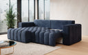 Canapé d’angle design Tirina avec fonction couchage