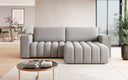 Canapé d’angle design Tirina avec fonction couchage