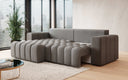 Canapé d’angle design Tirina avec fonction couchage