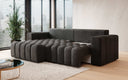 Canapé d’angle design Tirina avec fonction couchage