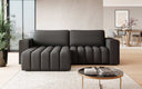 Canapé d’angle design Tirina avec fonction couchage