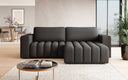 Canapé d’angle design Tirina avec fonction couchage