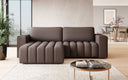 Canapé d’angle design Tirina avec fonction couchage