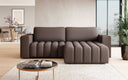 Canapé d’angle design Tirina avec fonction couchage