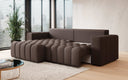 Canapé d’angle design Tirina avec fonction couchage