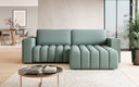 Canapé d’angle design Tirina avec fonction couchage