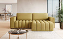 Canapé d’angle design Tirina avec fonction couchage