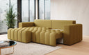 Canapé d’angle design Tirina avec fonction couchage