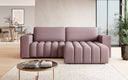 Canapé d’angle design Tirina avec fonction couchage