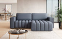 Canapé d’angle design Tirina avec fonction couchage