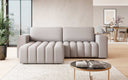 Canapé d’angle design Tirina avec fonction couchage
