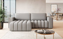 Canapé d’angle design Tirina avec fonction couchage
