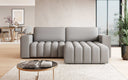 Canapé d’angle design Tirina avec fonction couchage