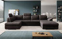 Designer Sofa Emiliano with Sleeping and Folding Function
